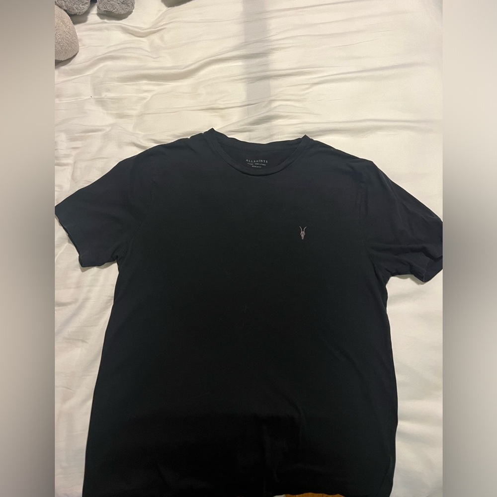 Black All Saints T Shirt